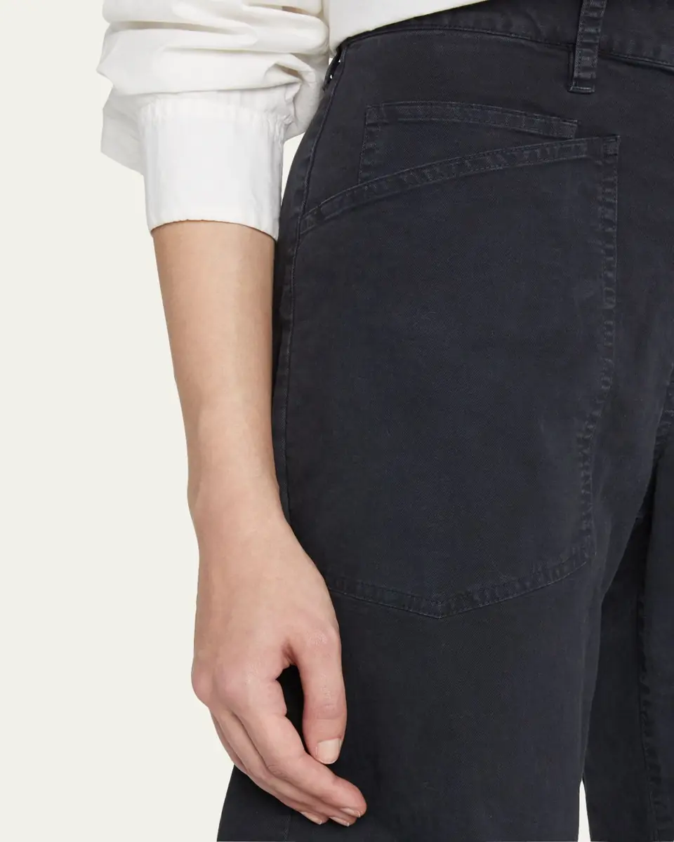 Nili Lotan Shon Mid-Rise Cropped Pants | Thumbnail 11 Nili Lotan Shon Mid-Rise Cropped Pants | Thumbnail 11