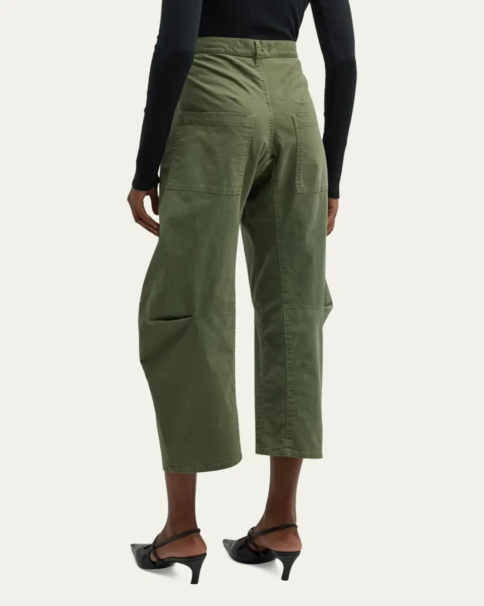 Nili Lotan Shon Mid-Rise Cropped Pants | Thumbnail 13 Nili Lotan Shon Mid-Rise Cropped Pants | Thumbnail 13