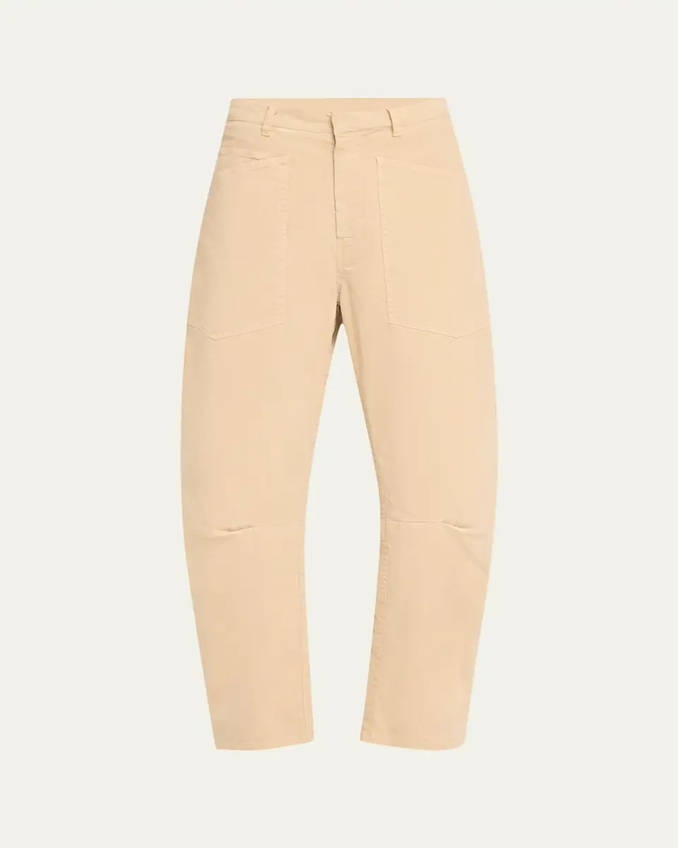 Nili Lotan Shon Mid-Rise Cropped Pants | Thumbnail 16 Nili Lotan Shon Mid-Rise Cropped Pants | Thumbnail 16
