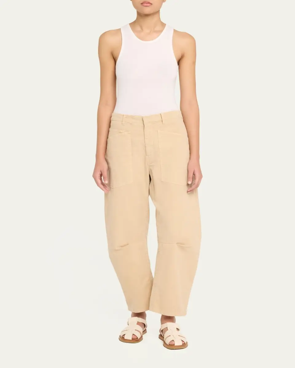 Nili Lotan Shon Mid-Rise Cropped Pants | Thumbnail 17 Nili Lotan Shon Mid-Rise Cropped Pants | Thumbnail 17