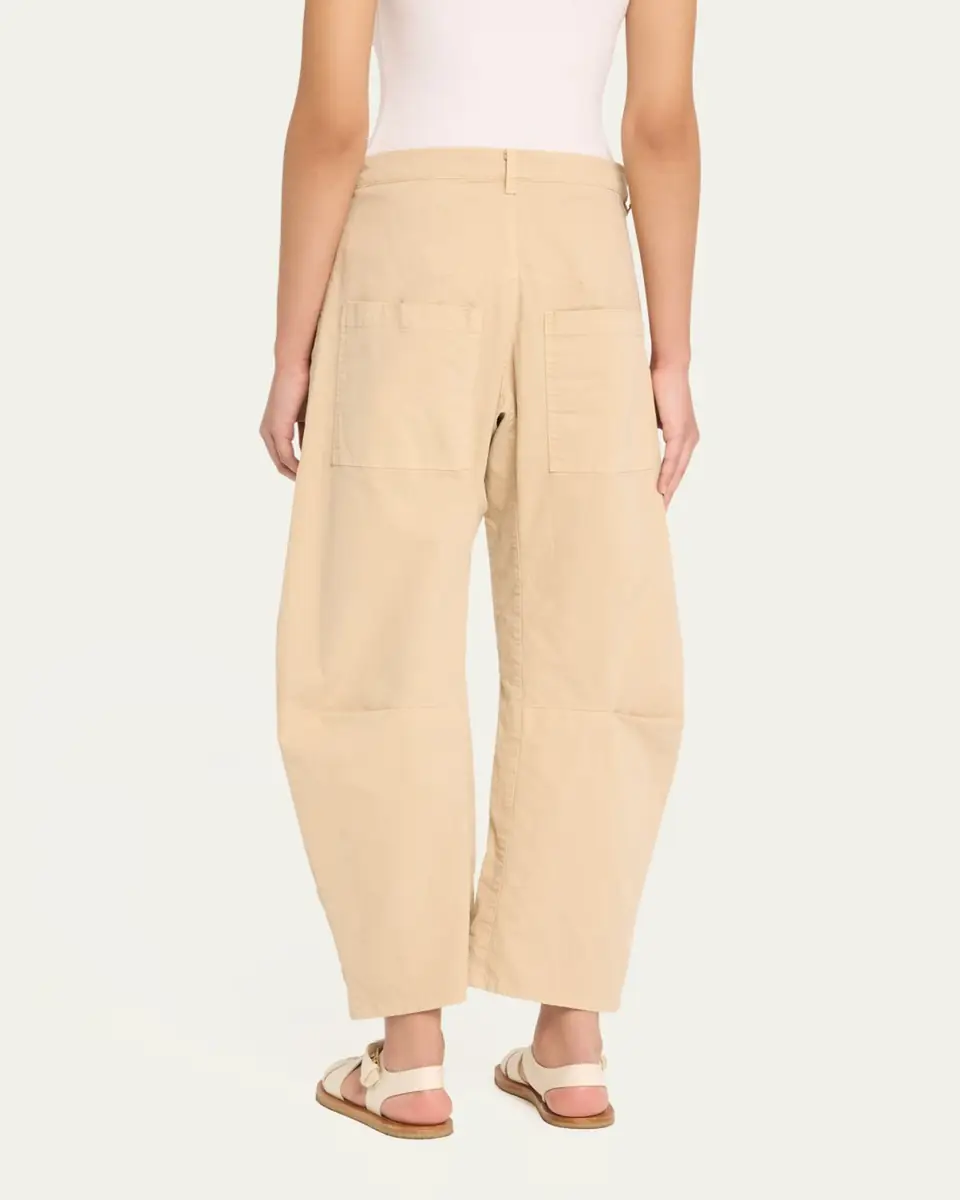 Nili Lotan Shon Mid-Rise Cropped Pants | Thumbnail 18 Nili Lotan Shon Mid-Rise Cropped Pants | Thumbnail 18