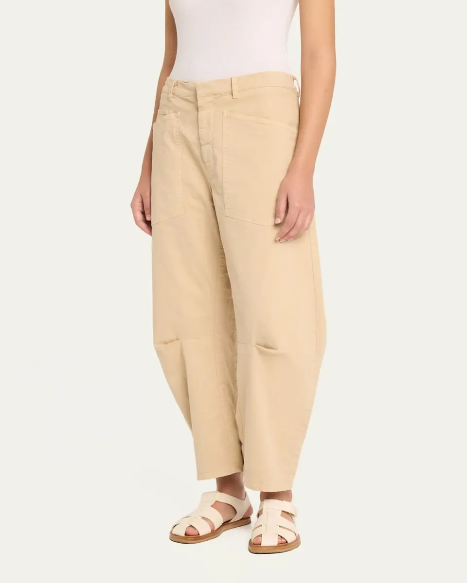 Nili Lotan Shon Mid-Rise Cropped Pants | Thumbnail 19 Nili Lotan Shon Mid-Rise Cropped Pants | Thumbnail 19