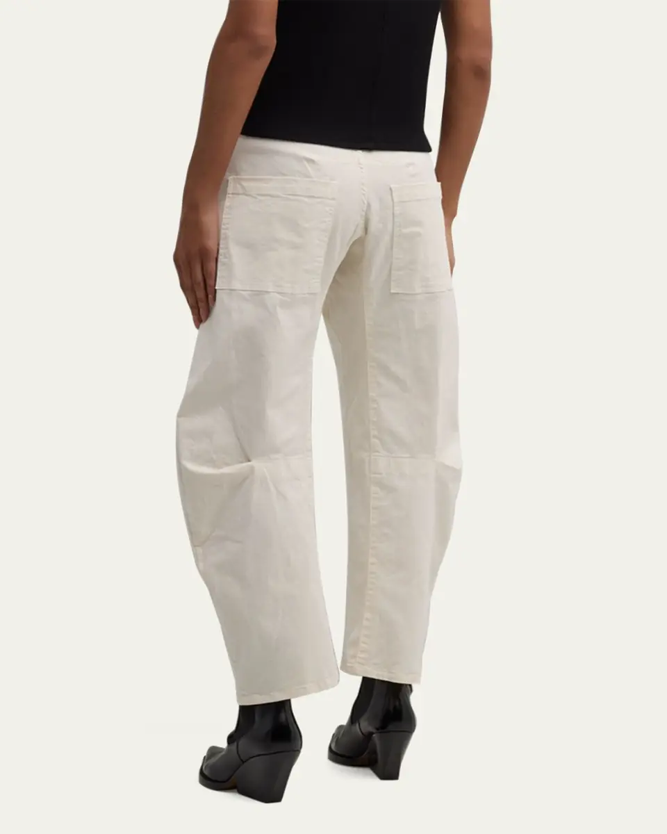 Nili Lotan Shon Mid-Rise Cropped Pants | Thumbnail 23 Nili Lotan Shon Mid-Rise Cropped Pants | Thumbnail 23