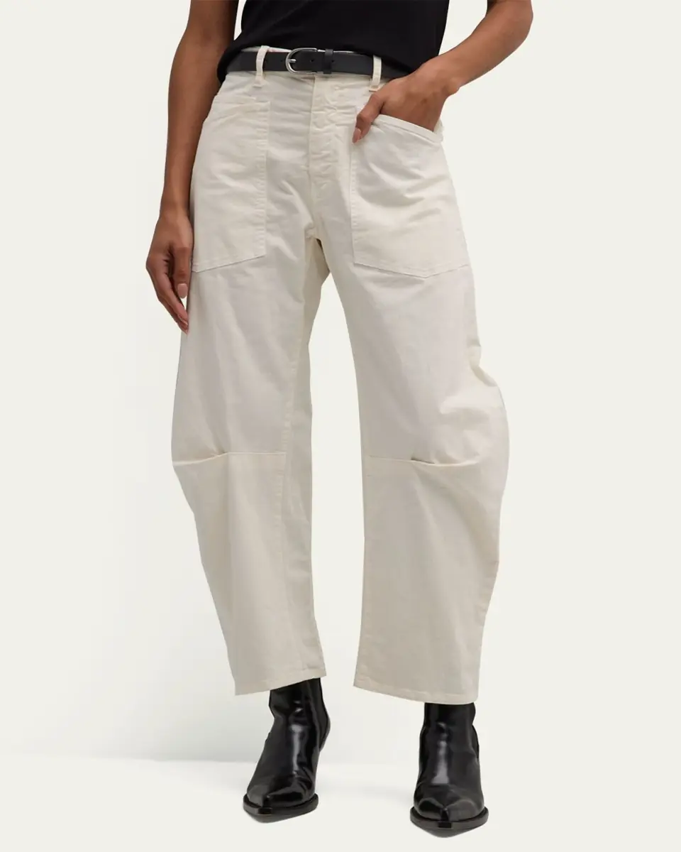 Nili Lotan Shon Mid-Rise Cropped Pants | Thumbnail 24 Nili Lotan Shon Mid-Rise Cropped Pants | Thumbnail 24