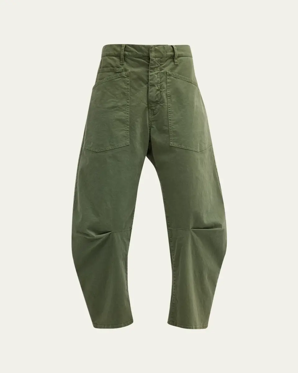 Nili Lotan Shon Mid-Rise Cropped Pants | Thumbnail 26 Nili Lotan Shon Mid-Rise Cropped Pants | Thumbnail 26
