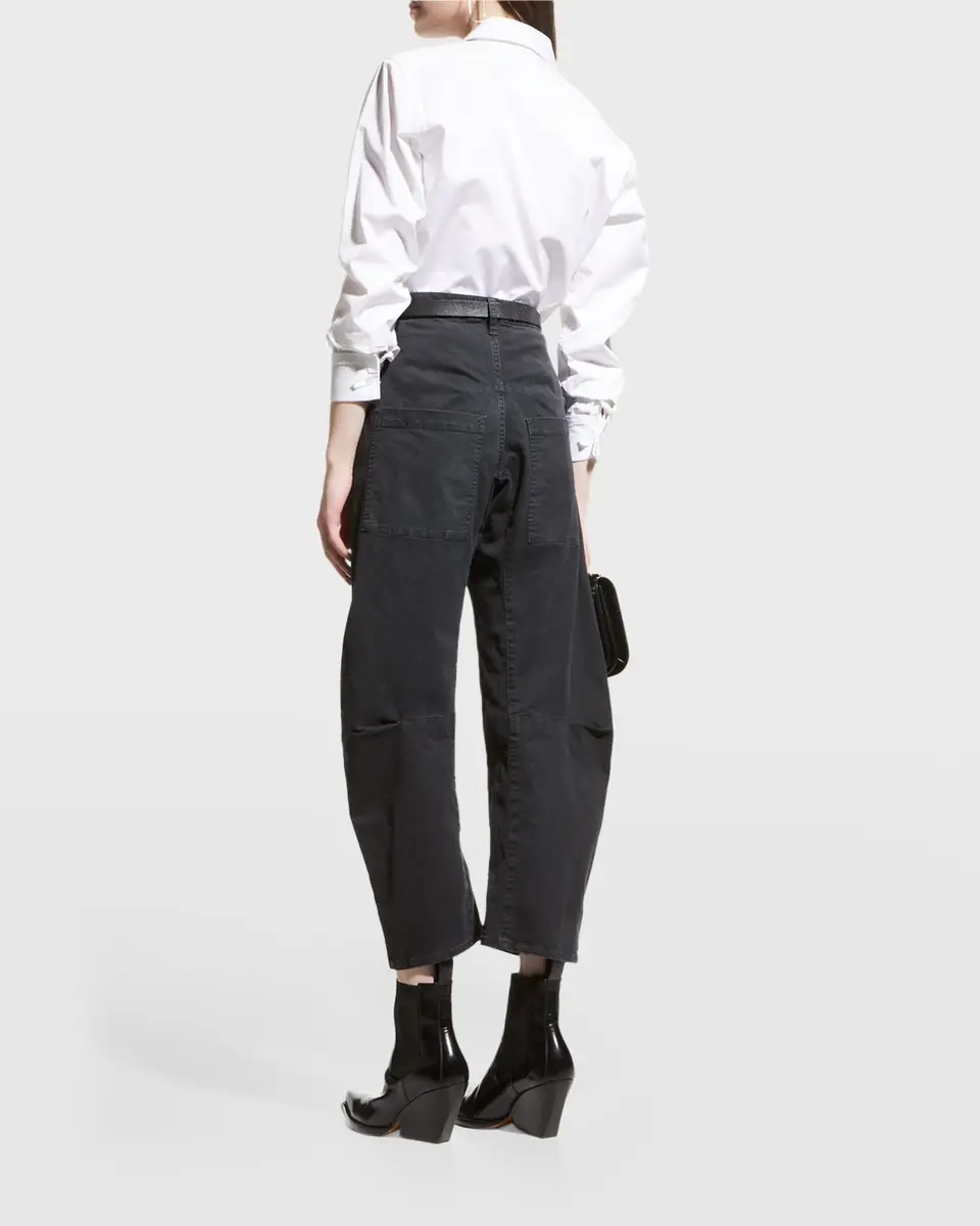 Nili Lotan Shon Mid-Rise Cropped Pants | Thumbnail 28 Nili Lotan Shon Mid-Rise Cropped Pants | Thumbnail 28