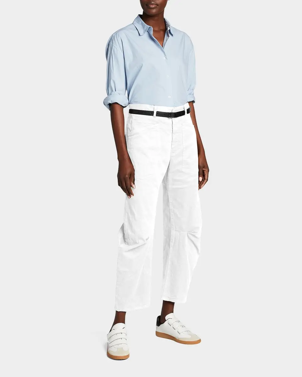 Nili Lotan Shon Mid-Rise Cropped Pants | Thumbnail 31 Nili Lotan Shon Mid-Rise Cropped Pants | Thumbnail 31