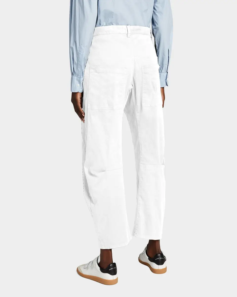 Nili Lotan Shon Mid-Rise Cropped Pants | Thumbnail 32 Nili Lotan Shon Mid-Rise Cropped Pants | Thumbnail 32