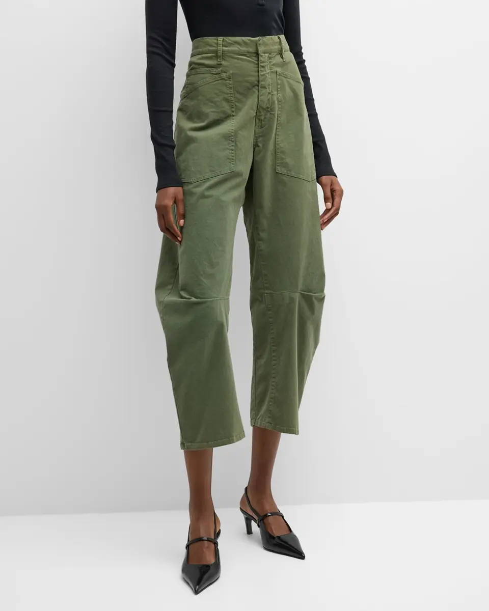 Nili Lotan Shon Mid-Rise Cropped Pants | Thumbnail 35 Nili Lotan Shon Mid-Rise Cropped Pants | Thumbnail 35