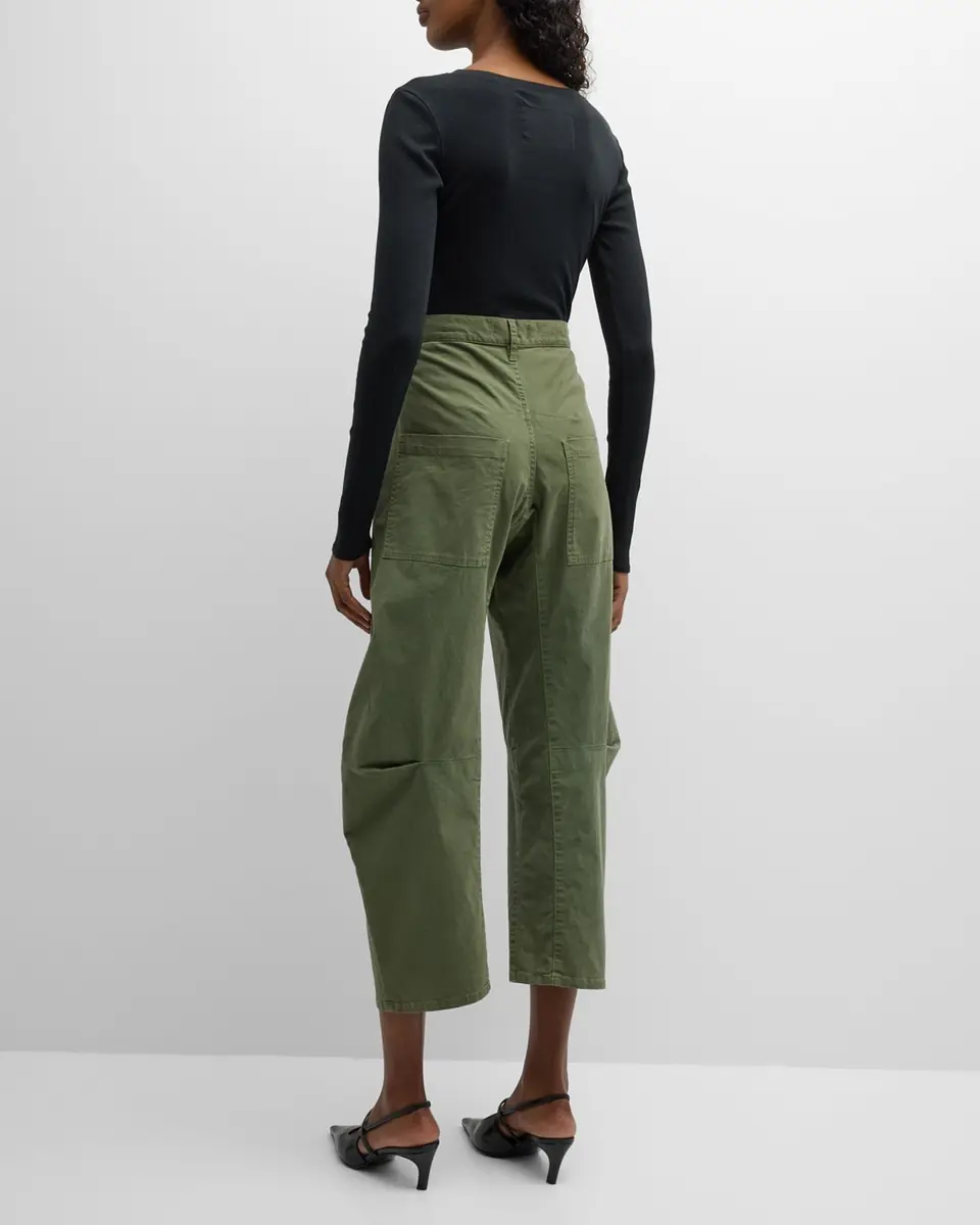 Nili Lotan Shon Mid-Rise Cropped Pants | Thumbnail 37 Nili Lotan Shon Mid-Rise Cropped Pants | Thumbnail 37