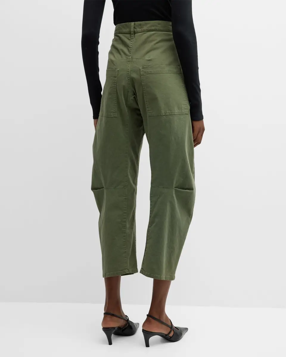 Nili Lotan Shon Mid-Rise Cropped Pants | Thumbnail 39 Nili Lotan Shon Mid-Rise Cropped Pants | Thumbnail 39