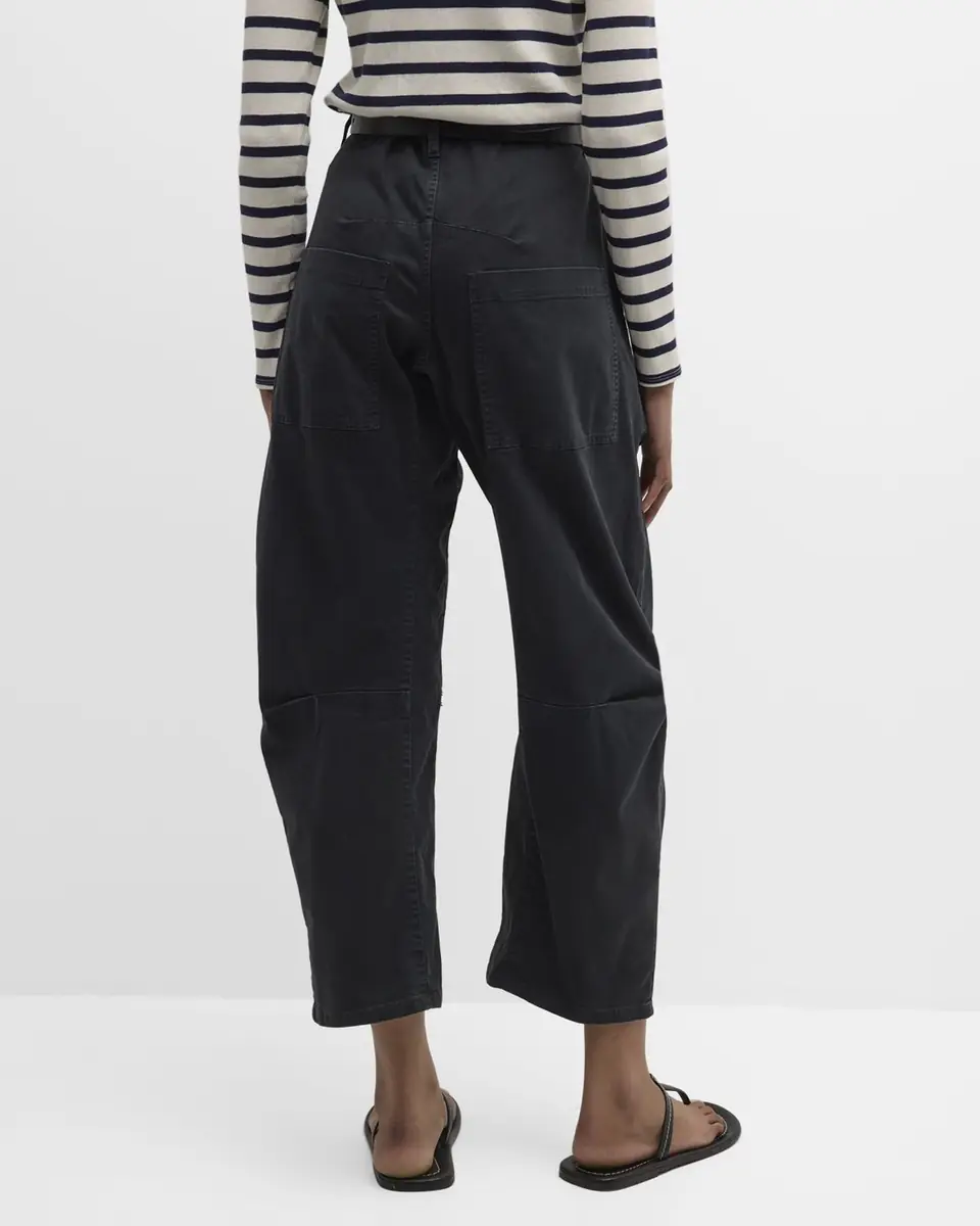Nili Lotan Shon Mid-Rise Cropped Pants | Thumbnail 45 Nili Lotan Shon Mid-Rise Cropped Pants | Thumbnail 45
