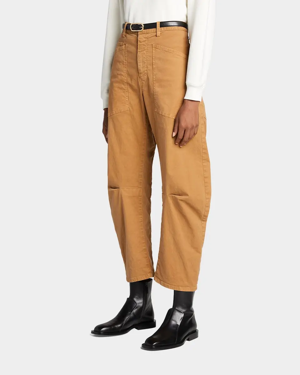 Nili Lotan Shon Mid-Rise Cropped Pants | Thumbnail 49 Nili Lotan Shon Mid-Rise Cropped Pants | Thumbnail 49
