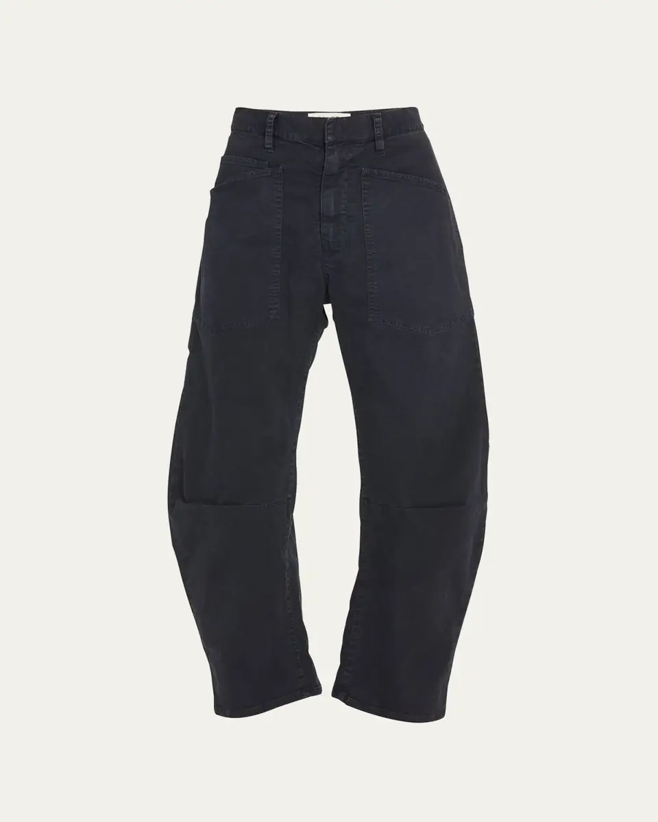 Nili Lotan Shon Mid-Rise Cropped Pants | Thumbnail 7 Nili Lotan Shon Mid-Rise Cropped Pants | Thumbnail 7