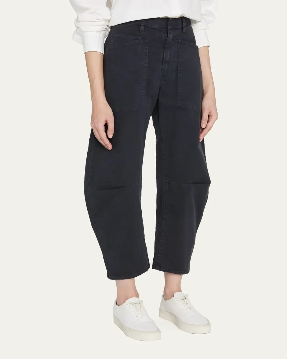 Nili Lotan Shon Mid-Rise Cropped Pants | Thumbnail 10 Nili Lotan Shon Mid-Rise Cropped Pants | Thumbnail 10