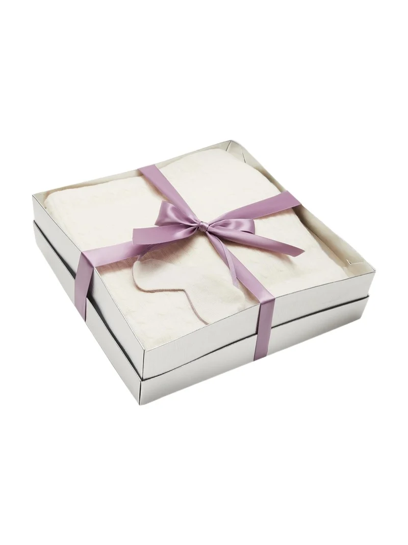 Arlotta Cashmere Throw and Eye Mask Gift Set