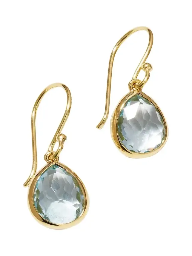 Teeny Teardrop Earrings in 18K Gold Teeny Teardrop Earrings in 18K Gold