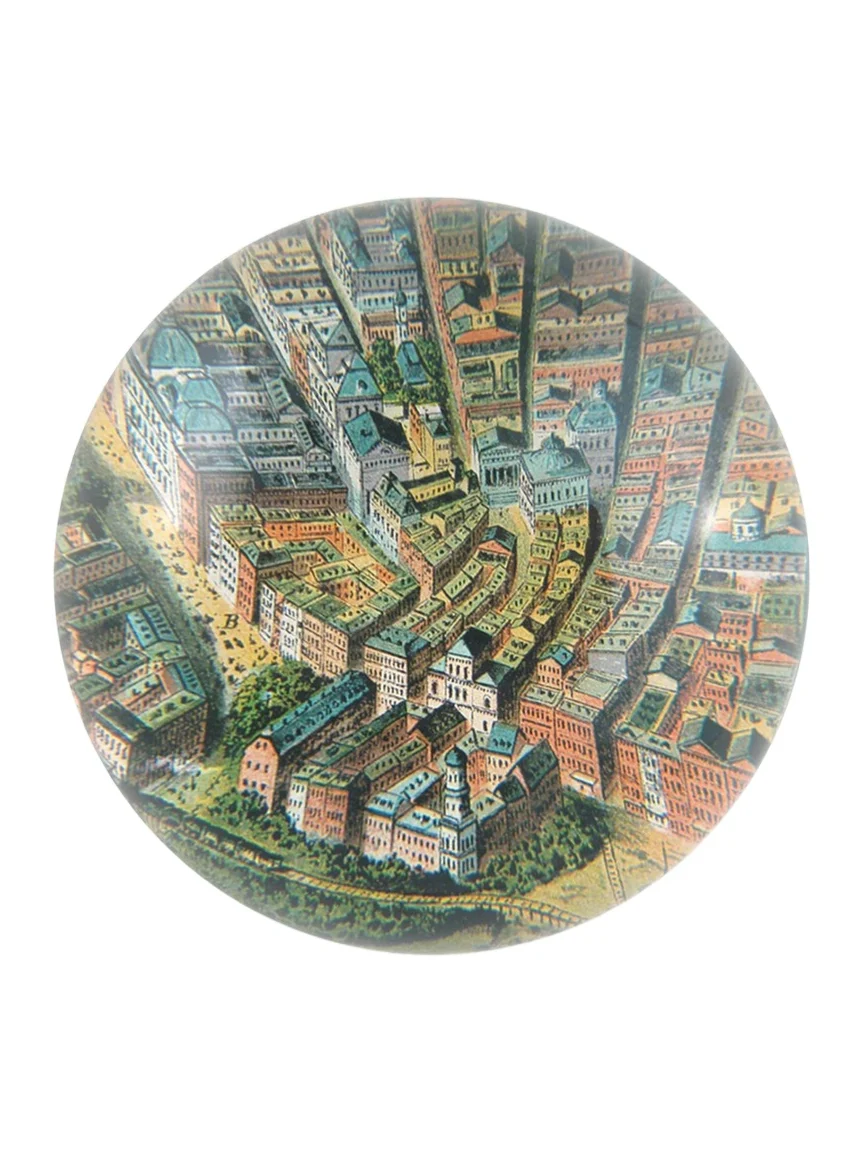 John Derian NYC Lower Manhattan Dome Paper Weight