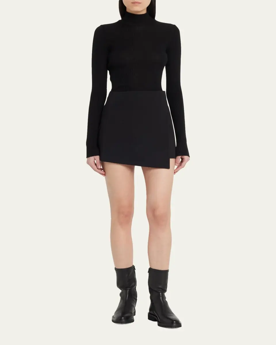 Loeffler Randall Danny Lambskin Lug-Sole Mid Boots | Thumbnail 3