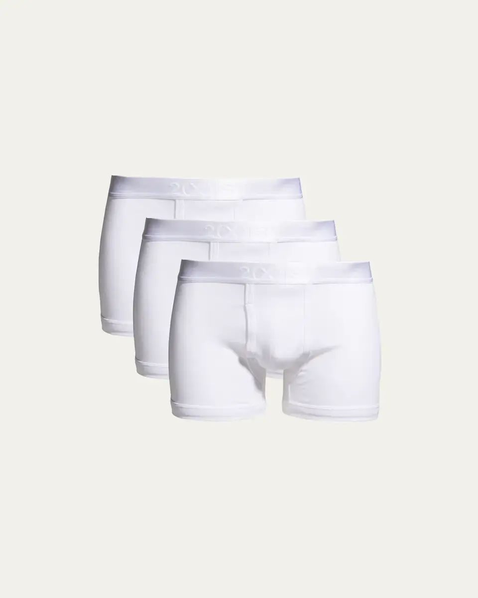 2XIST Men's 3-Pack Pima Cotton Boxer Briefs | Thumbnail 4