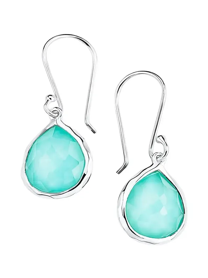 Mini Teardrop Earrings in Sterling Silver Mini Teardrop Earrings in Sterling Silver