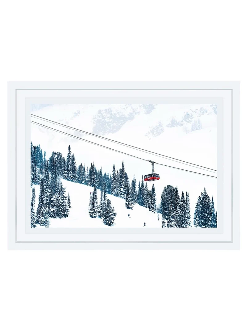 Gray Malin "The Aerial Tram, Jackson Hole" Mini Print