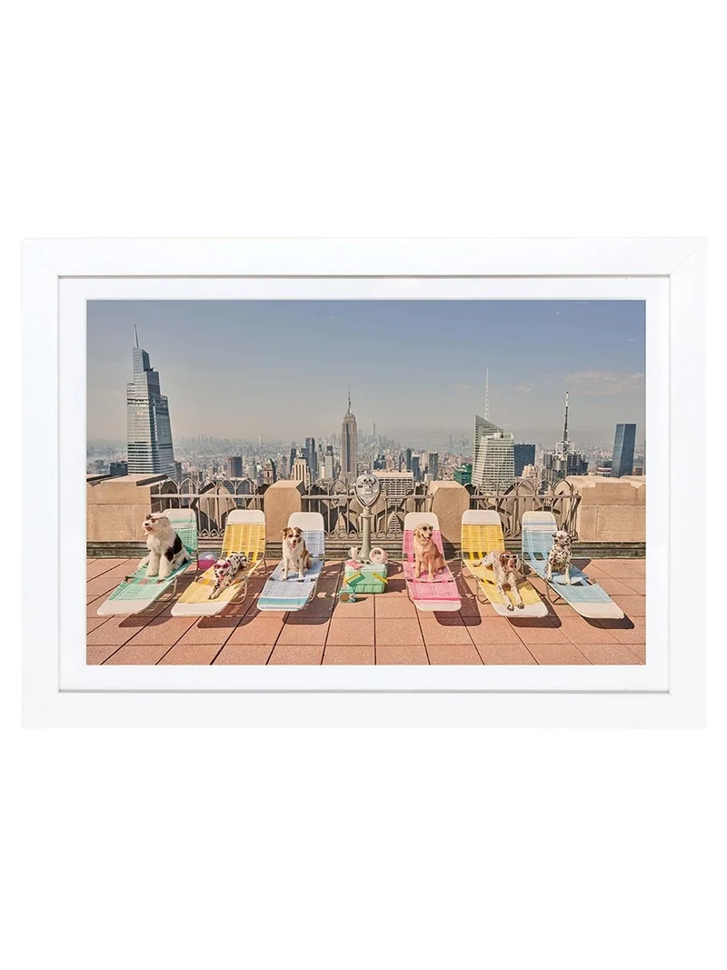 Gray Malin "Sunbathers, Top of The Rock" Mini Print