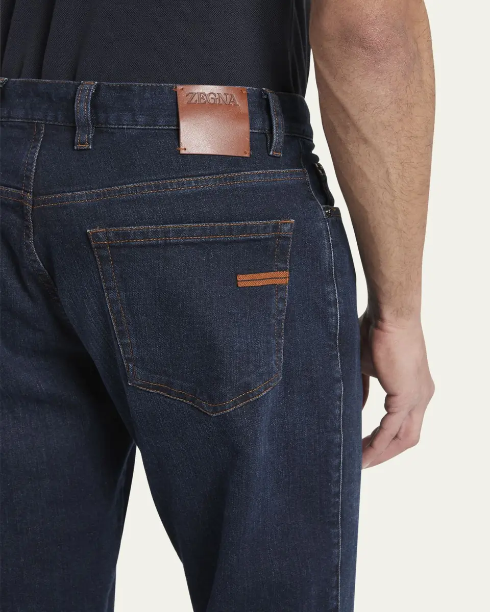 ZEGNA Men's Denim 5-Pocket Jeans | Thumbnail 5 ZEGNA Men's Denim 5-Pocket Jeans | Thumbnail 5