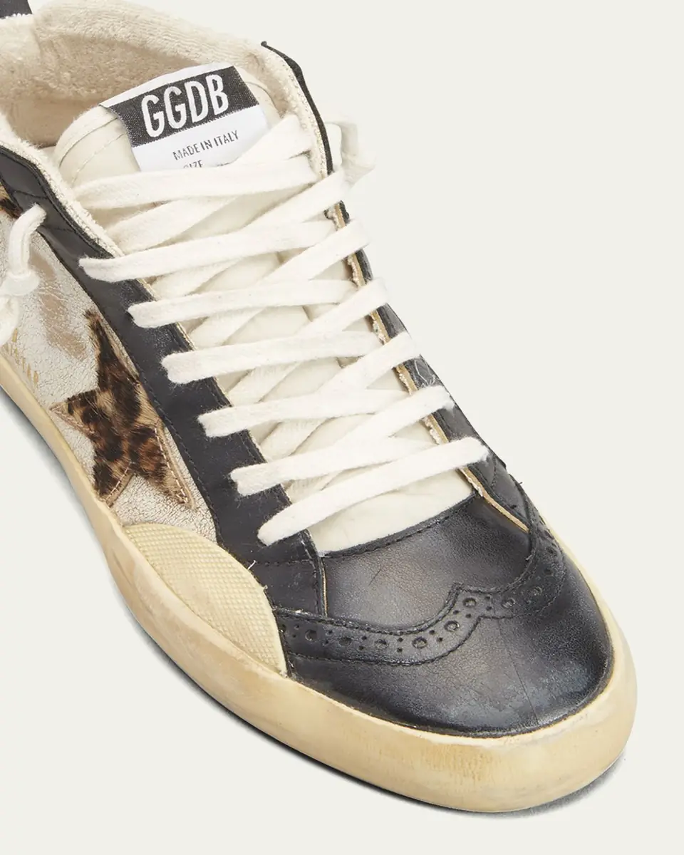 Golden Goose Mid Star Rustic Leather Sneakers | Thumbnail 5 Golden Goose Mid Star Rustic Leather Sneakers | Thumbnail 5