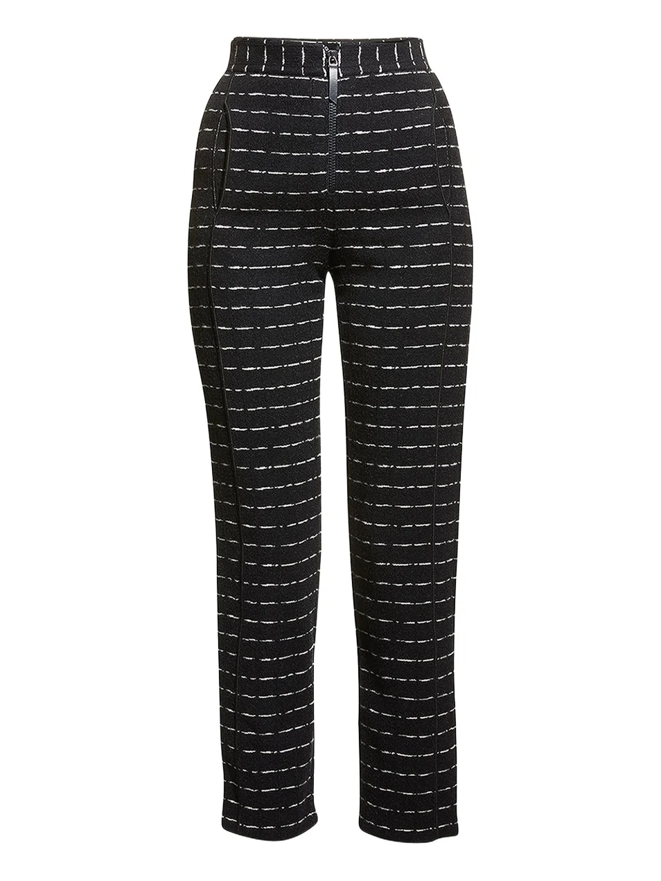 Straight-Leg Ankle Jersey Jacquard Pants Straight-Leg Ankle Jersey Jacquard Pants