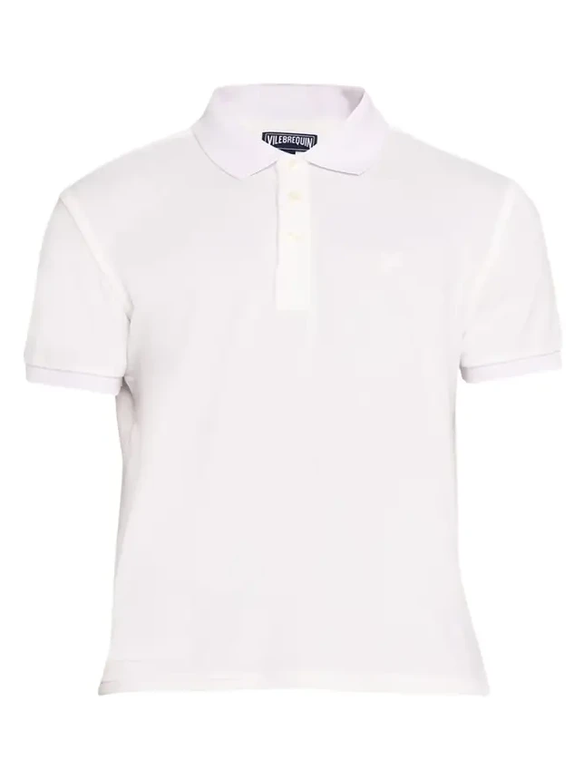Men's Solid Terry Polo Shirt Men's Solid Terry Polo Shirt