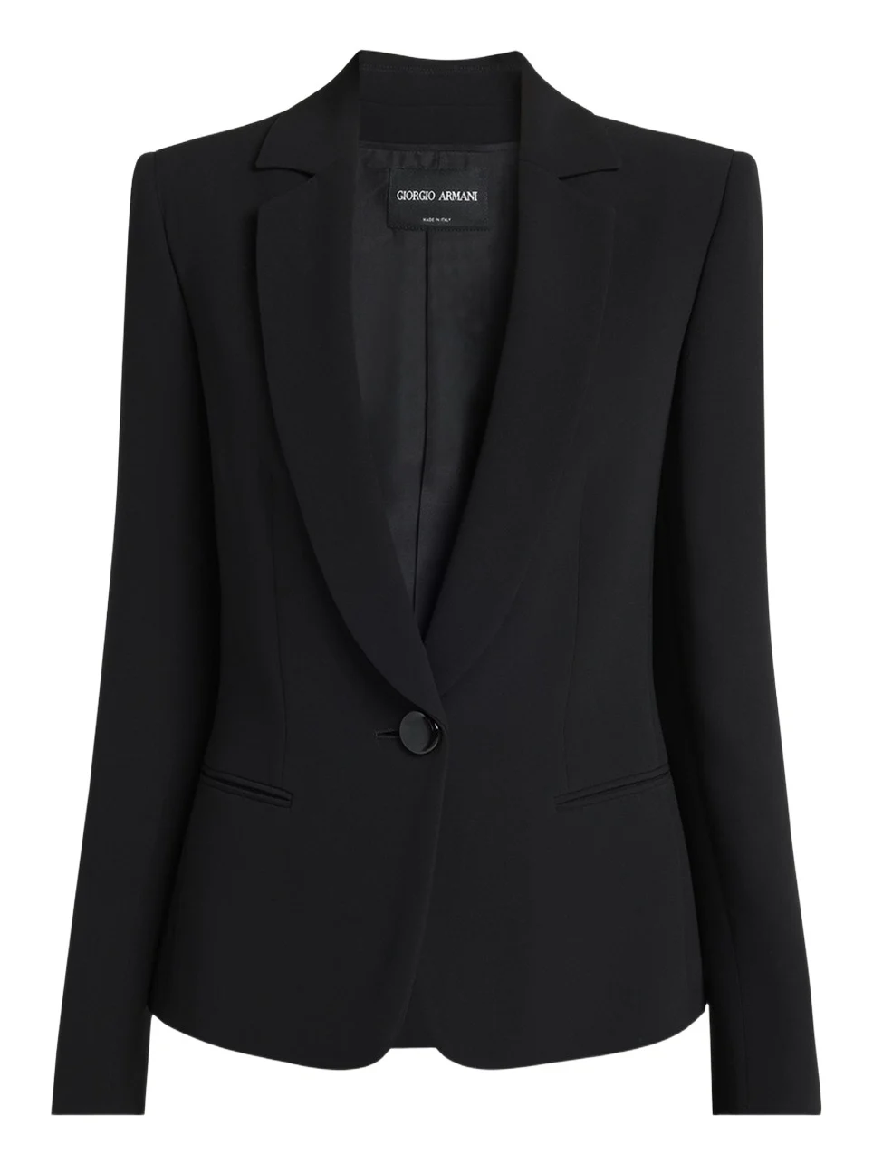 Giorgio Armani Cady Tailored Blazer Jacket