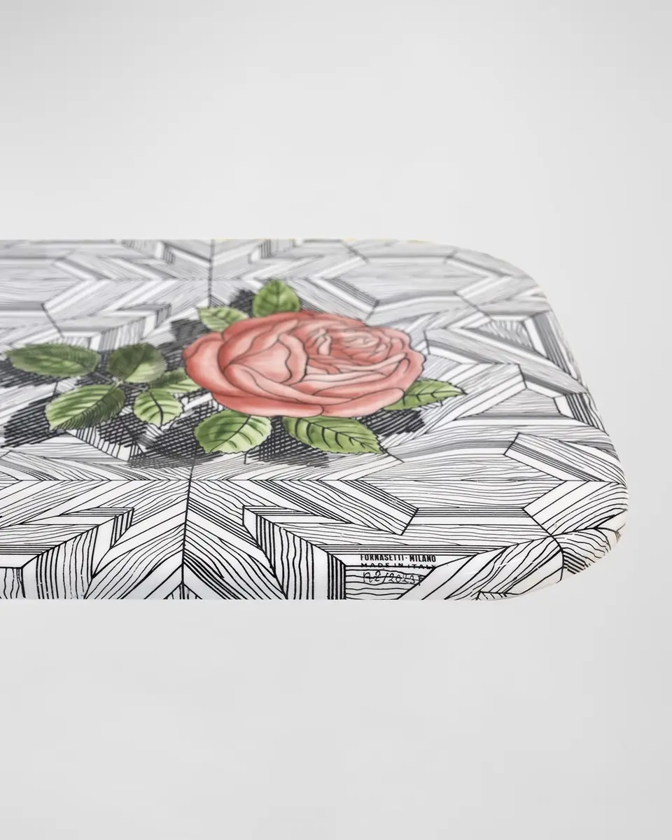 FORNASETTI Tray 25X60cm - Musciarabia With Roses Color | Thumbnail 2