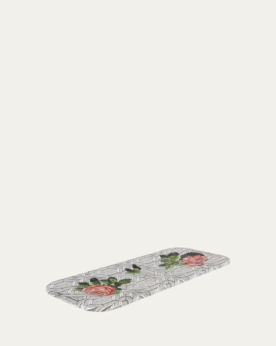 FORNASETTI Tray 25X60cm - Musciarabia With Roses Color | Thumbnail 4