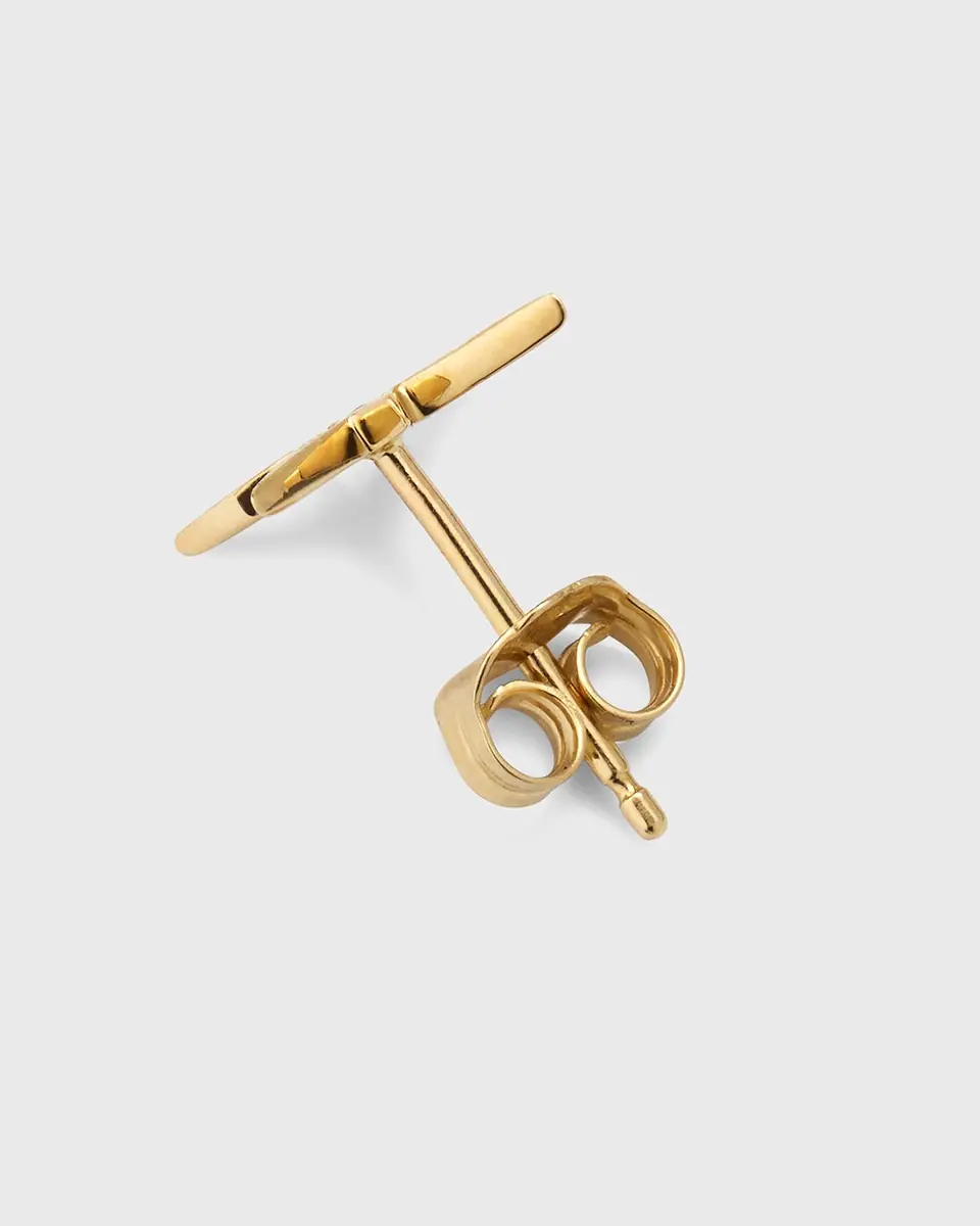 Sydney Evan Diamond Starburst Stud Earring, Single | Thumbnail 7