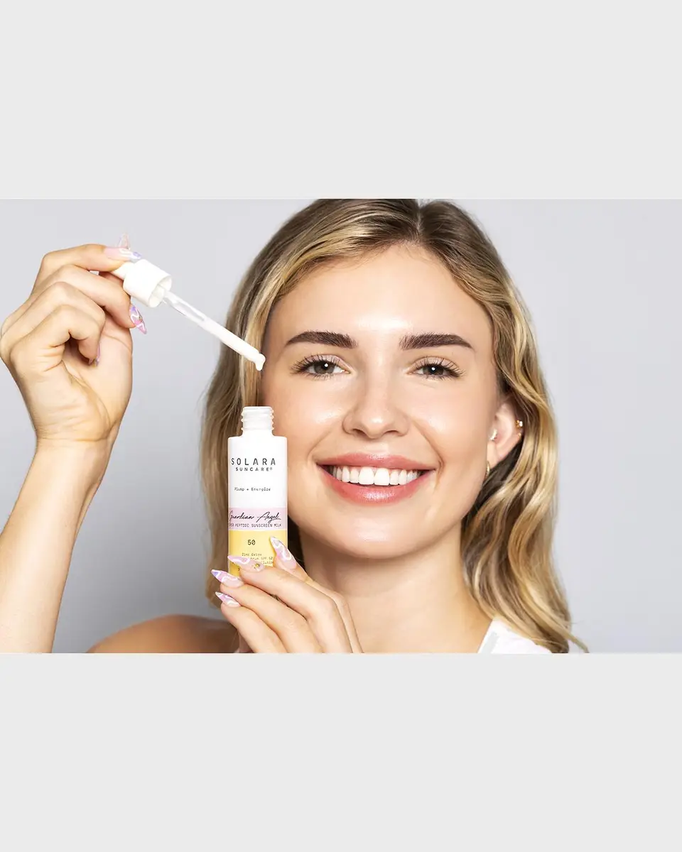 Solara Suncare Guardian Angel Super Peptide Sunscreen Milk SPF 50, 1 oz. | Thumbnail 2