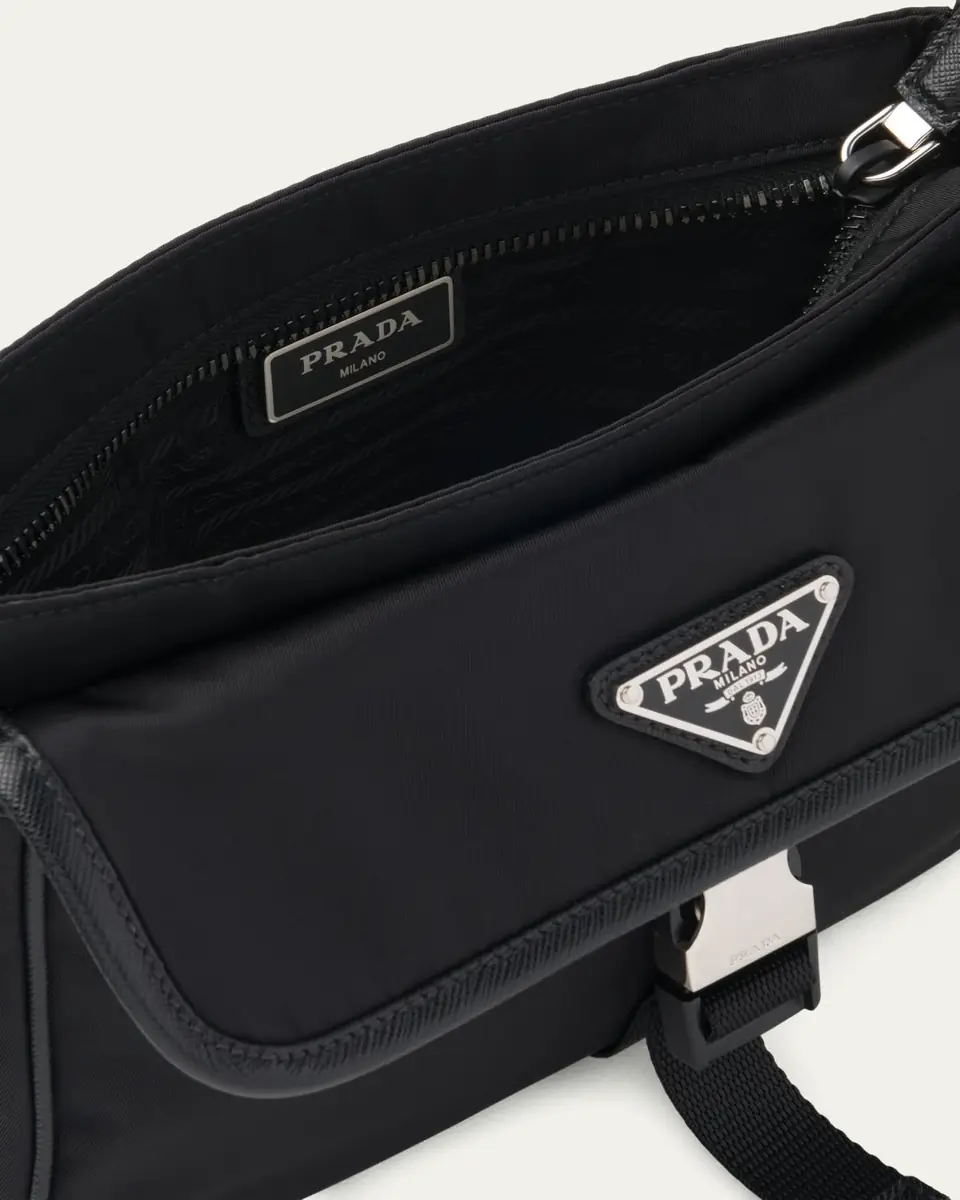 Prada Men's Nylon Crossbody Bag | Thumbnail 3