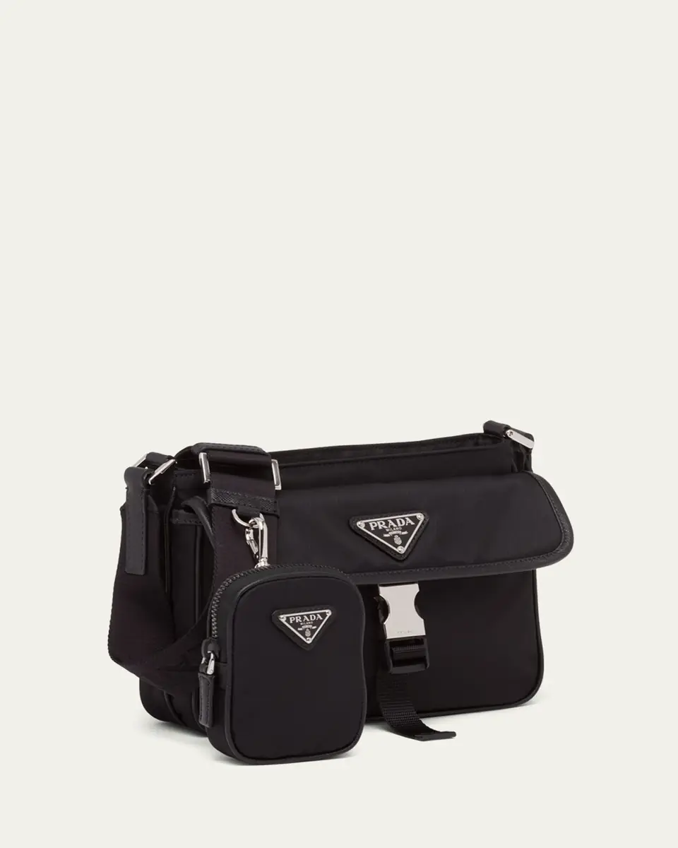 Prada Men's Nylon Crossbody Bag | Thumbnail 4