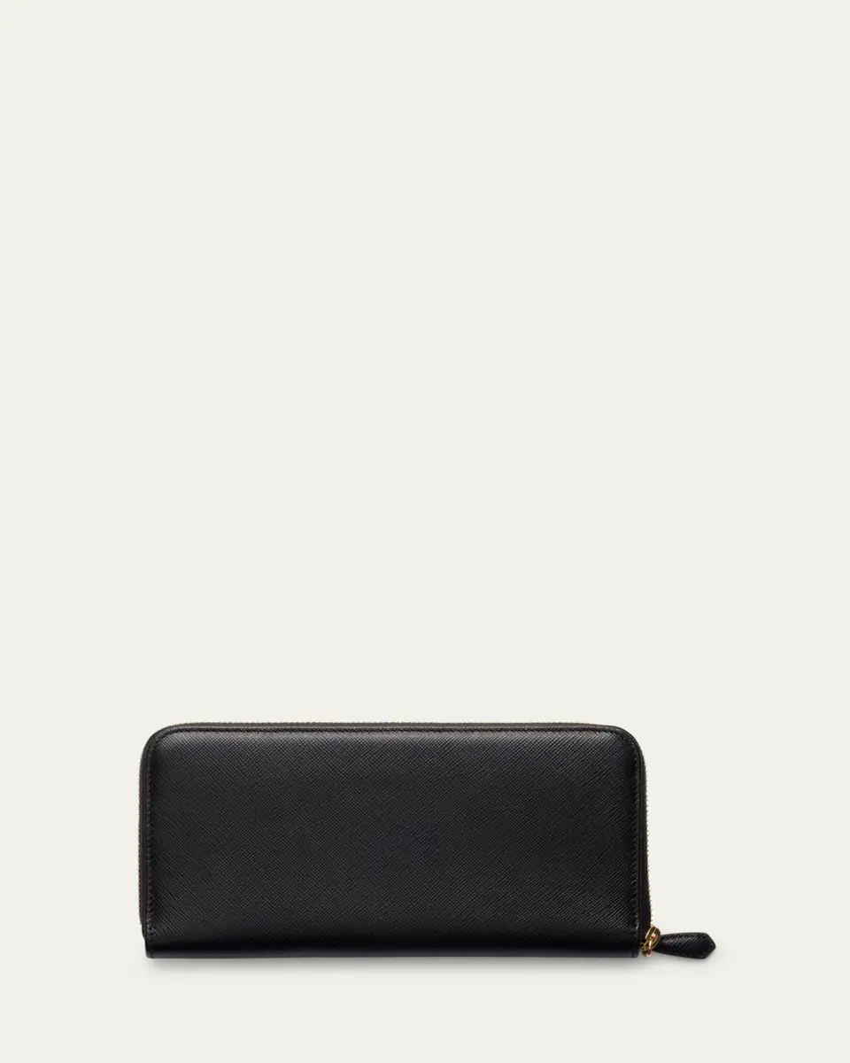 Prada Large Continental Leather Wallet | Thumbnail 2