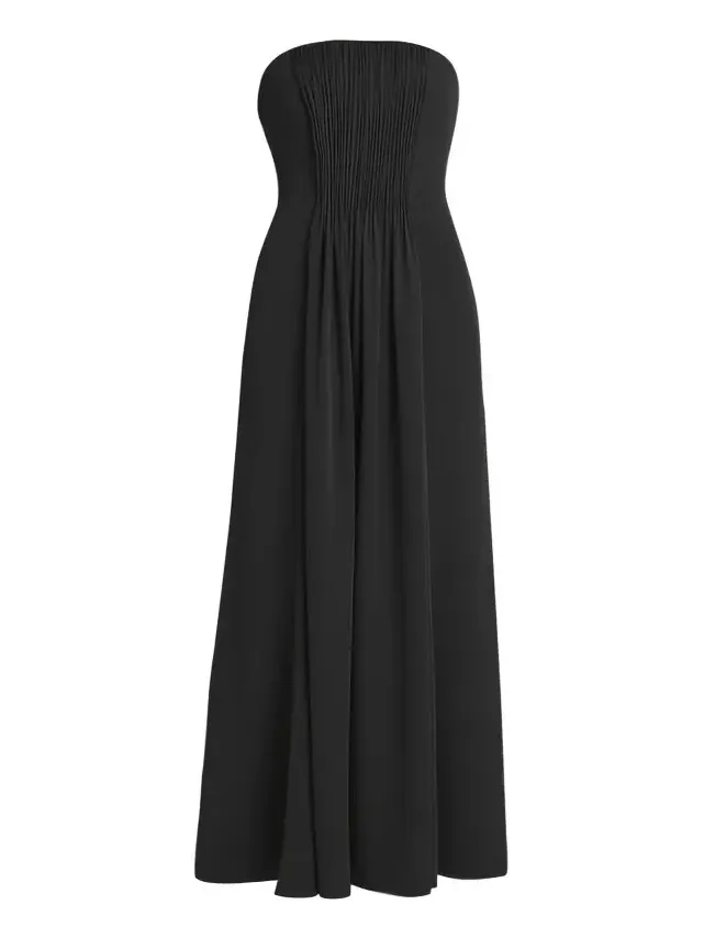 Strapless Plisse Gown Strapless Plisse Gown