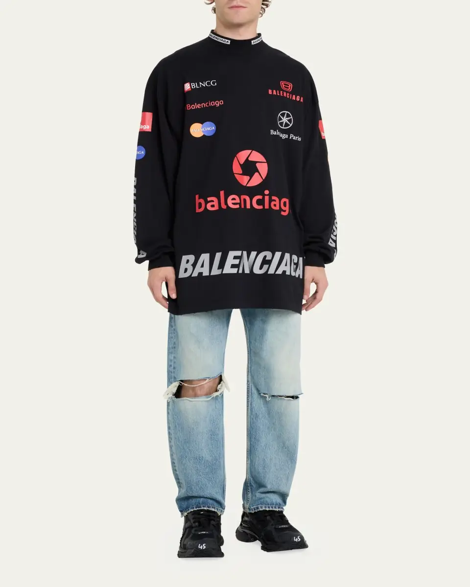 Balenciaga Men's Mesh Runner Sneakers | Thumbnail 3 Balenciaga Men's Mesh Runner Sneakers | Thumbnail 3