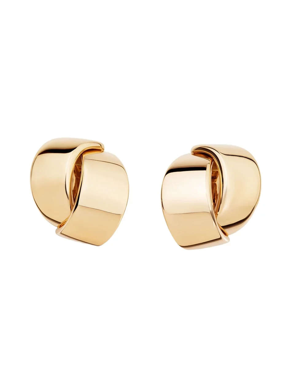 18K Rose Gold Abbracio Clip-On Earrings