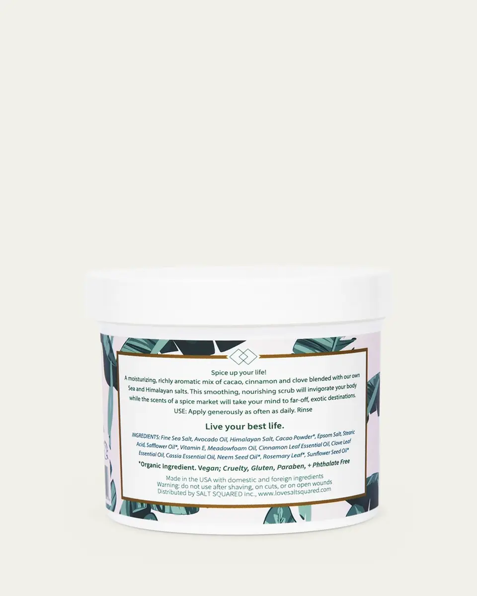 SALT LIVE ENERGIZED Salt and Cacao Spice Body Scrub, 12 oz. | Thumbnail 2 SALT LIVE ENERGIZED Salt and Cacao Spice Body Scrub, 12 oz. | Thumbnail 2