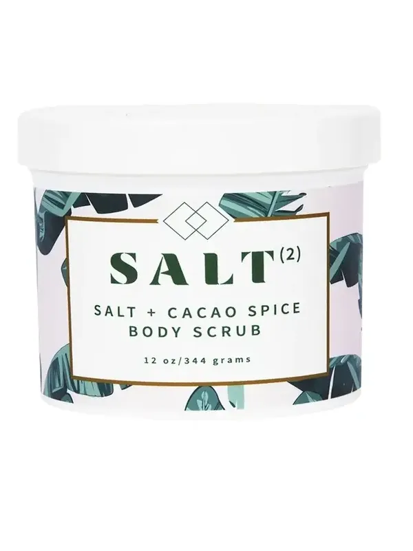 SALT LIVE ENERGIZED Salt and Cacao Spice Body Scrub, 12 oz.
