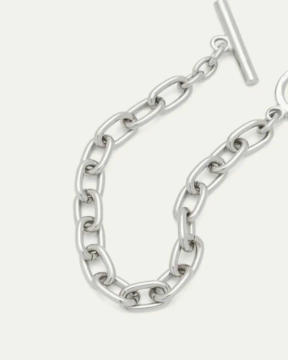 Ben-Amun Silver Imitation Rhodium Electroplated Chain Bracelet | Thumbnail 3