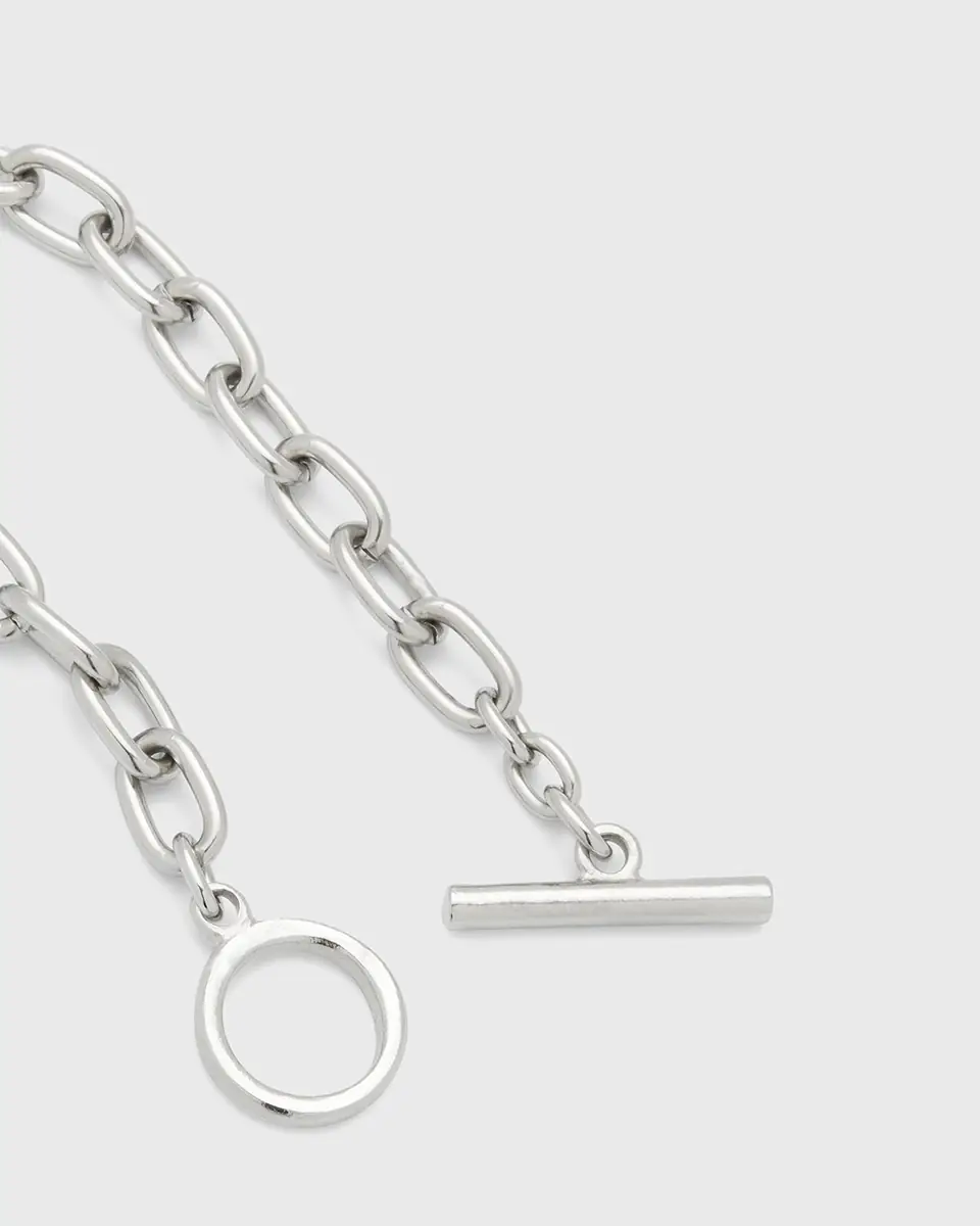 Ben-Amun Silver Imitation Rhodium Electroplated Chain Bracelet | Thumbnail 7