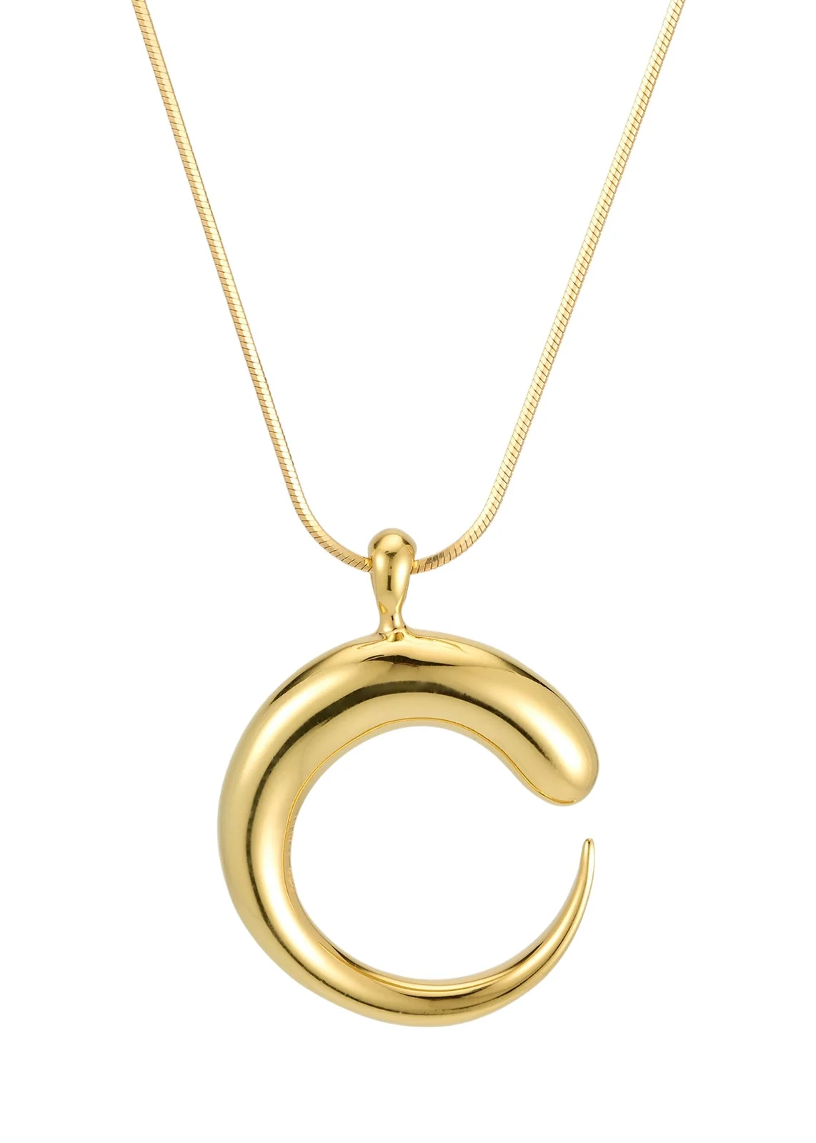 Khartoum II Pendant in Nude Polished 18K Gold Vermeil