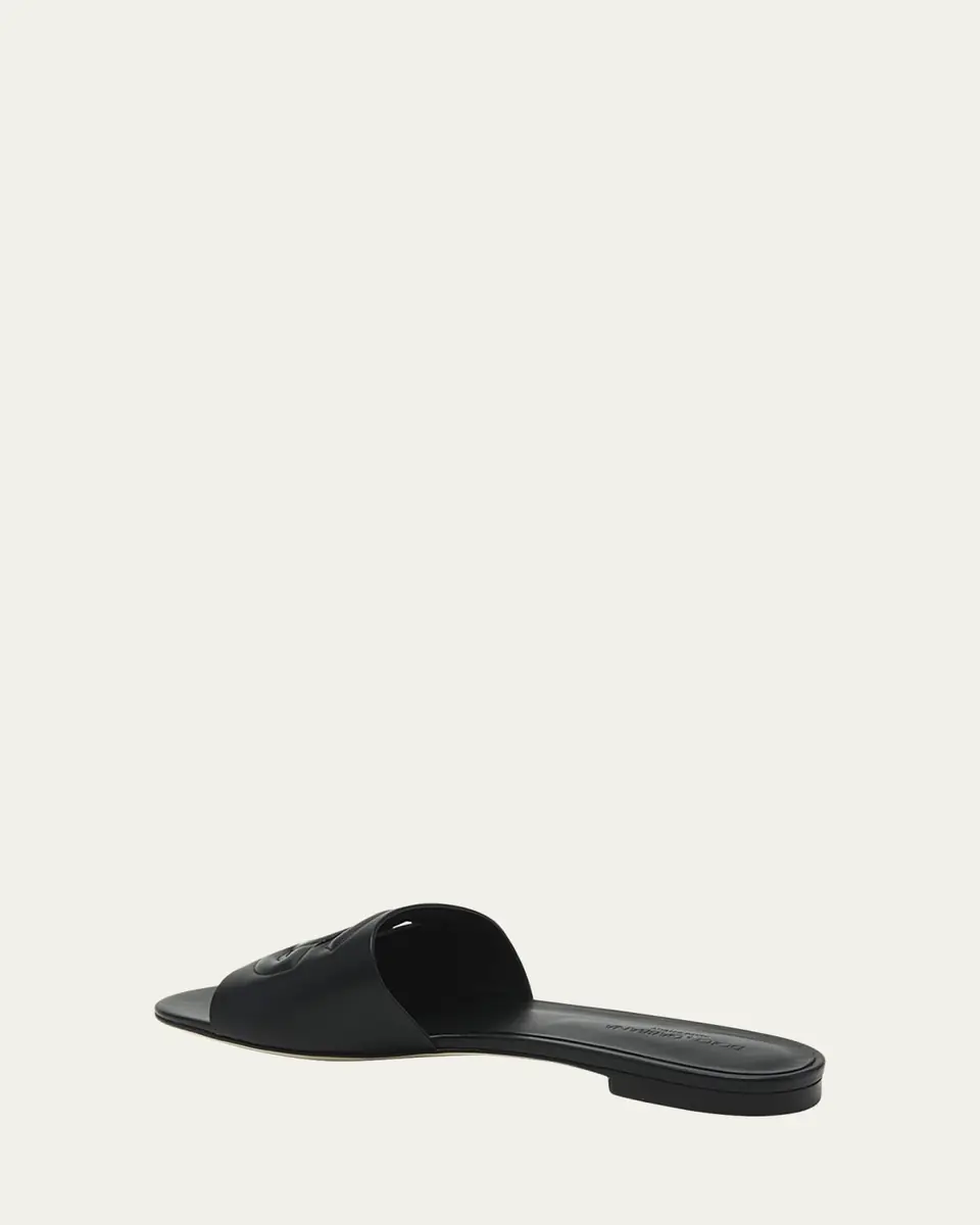 Dolce & Gabbana Cutout DG Flat Slide Sandals | Thumbnail 14