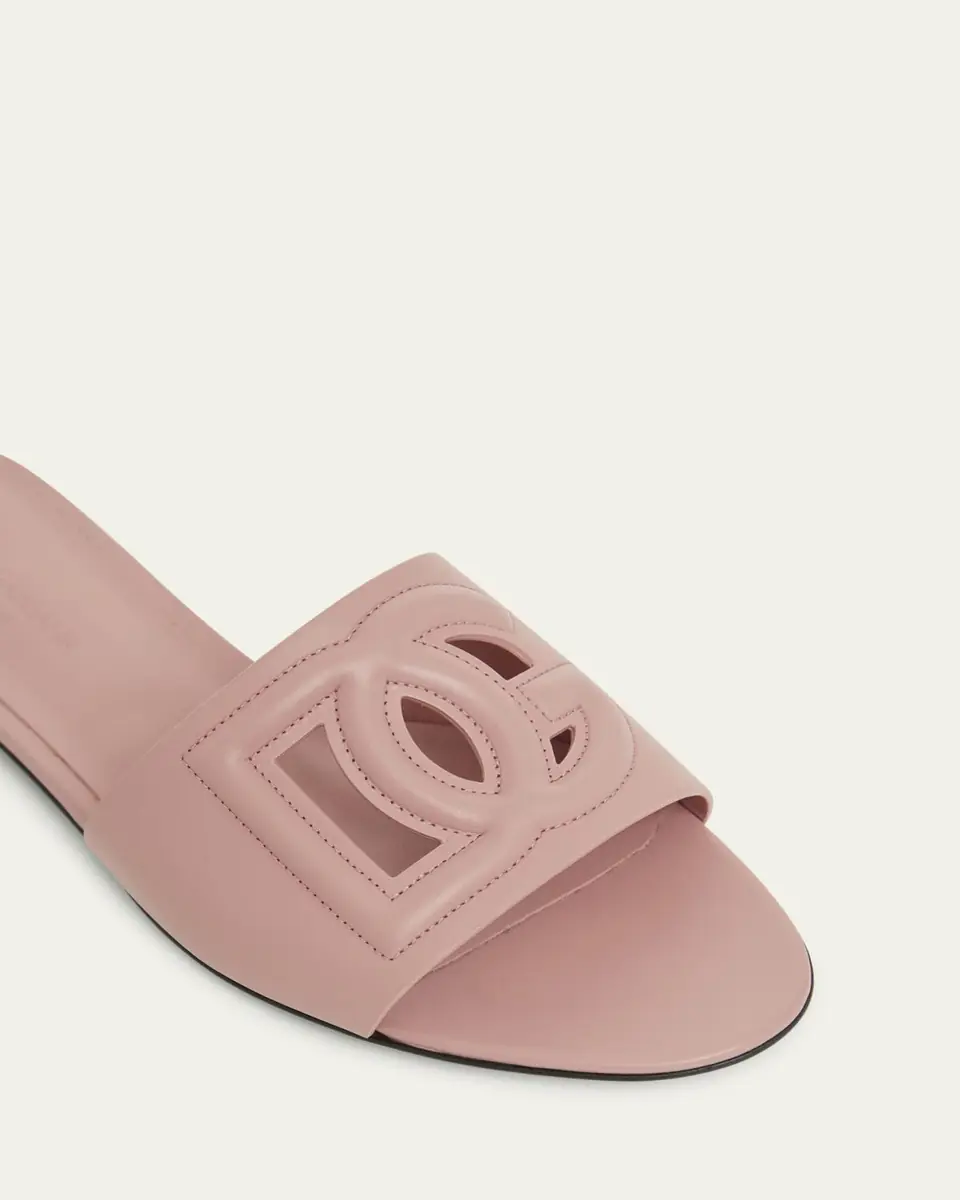 Dolce & Gabbana Cutout DG Flat Slide Sandals | Thumbnail 22