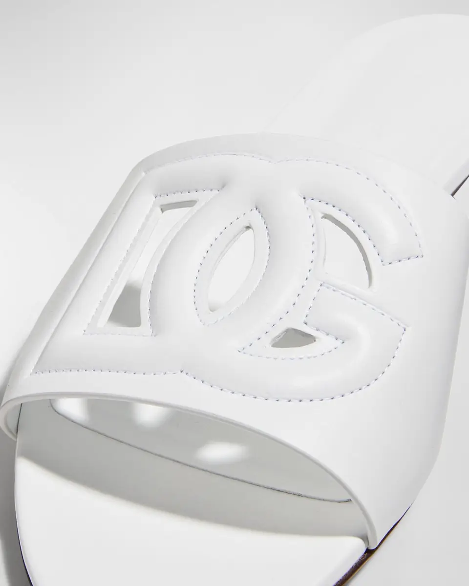 Dolce & Gabbana Cutout DG Flat Slide Sandals | Thumbnail 32